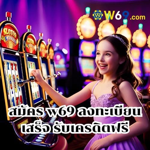สมัคร w69 ลงทะเบียน เสร็จ รับเครดิตฟรี